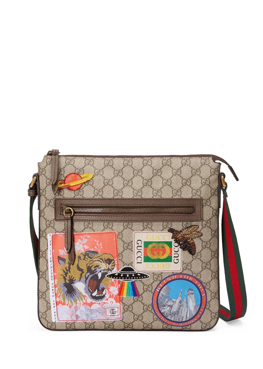 Gucci GG Supreme Eden Zip Crossbody Messenger Bag - A World Of Goods For  You, LLC