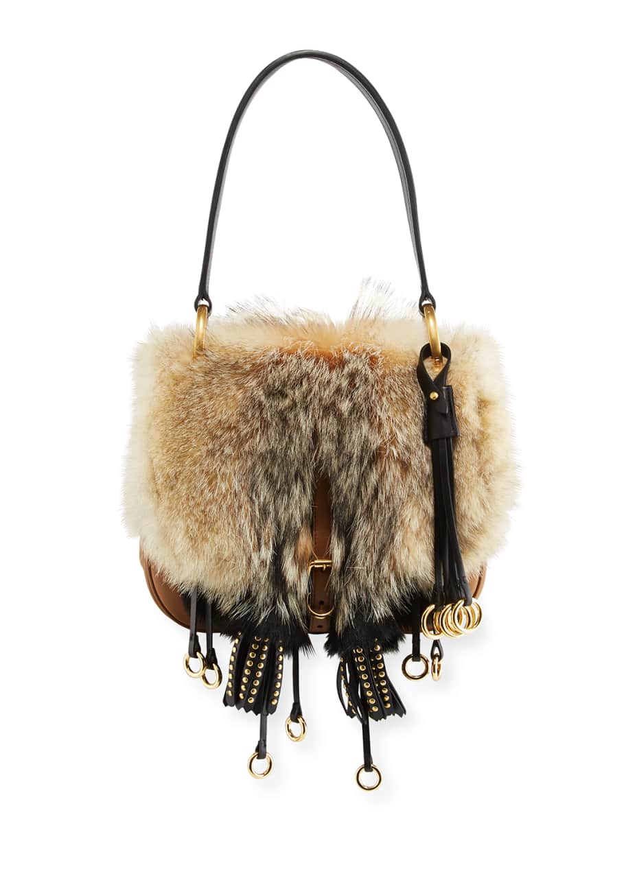 Top 40+ imagen prada fox fur bag Abzlocal.mx