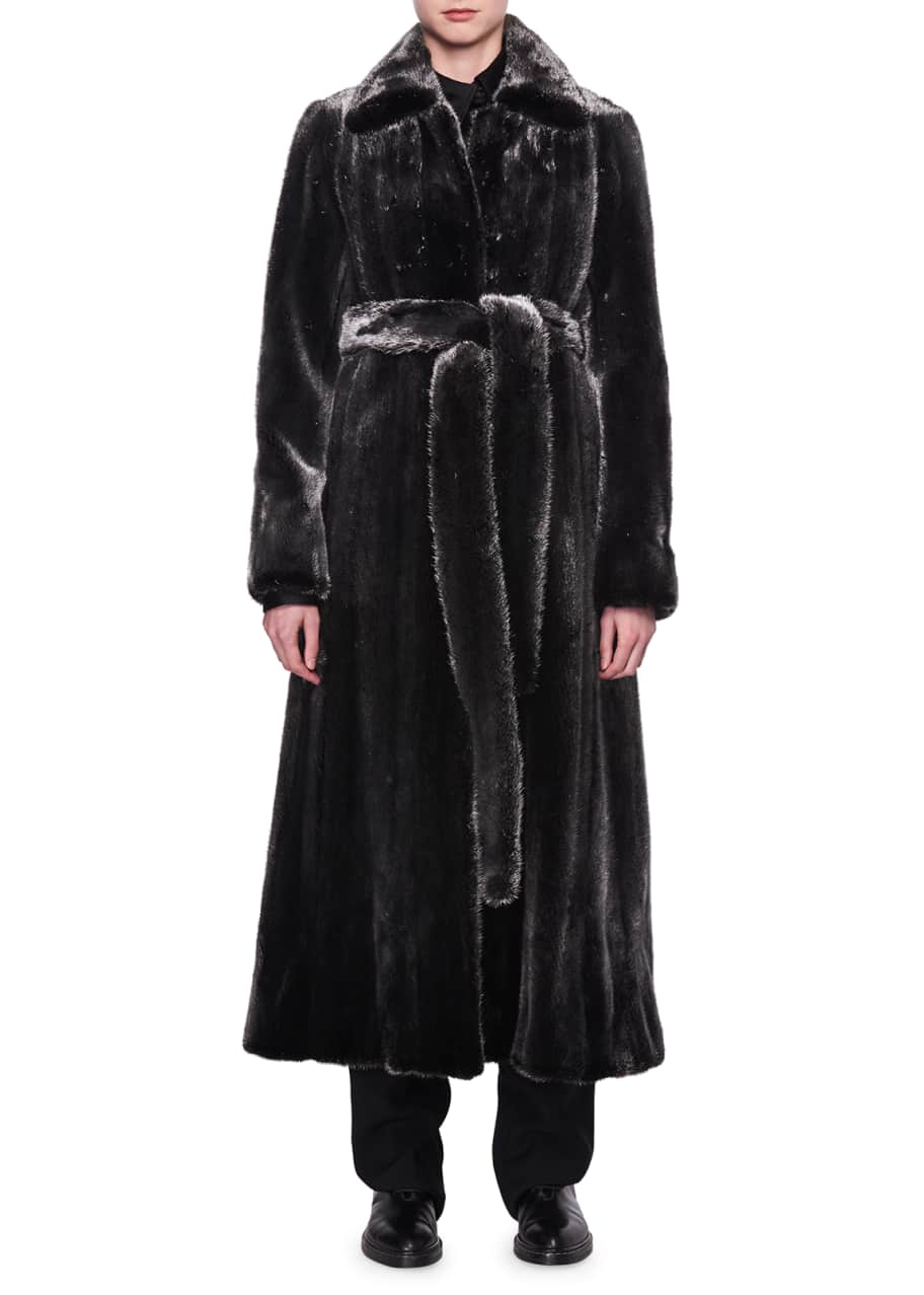 The row outlet mink coat