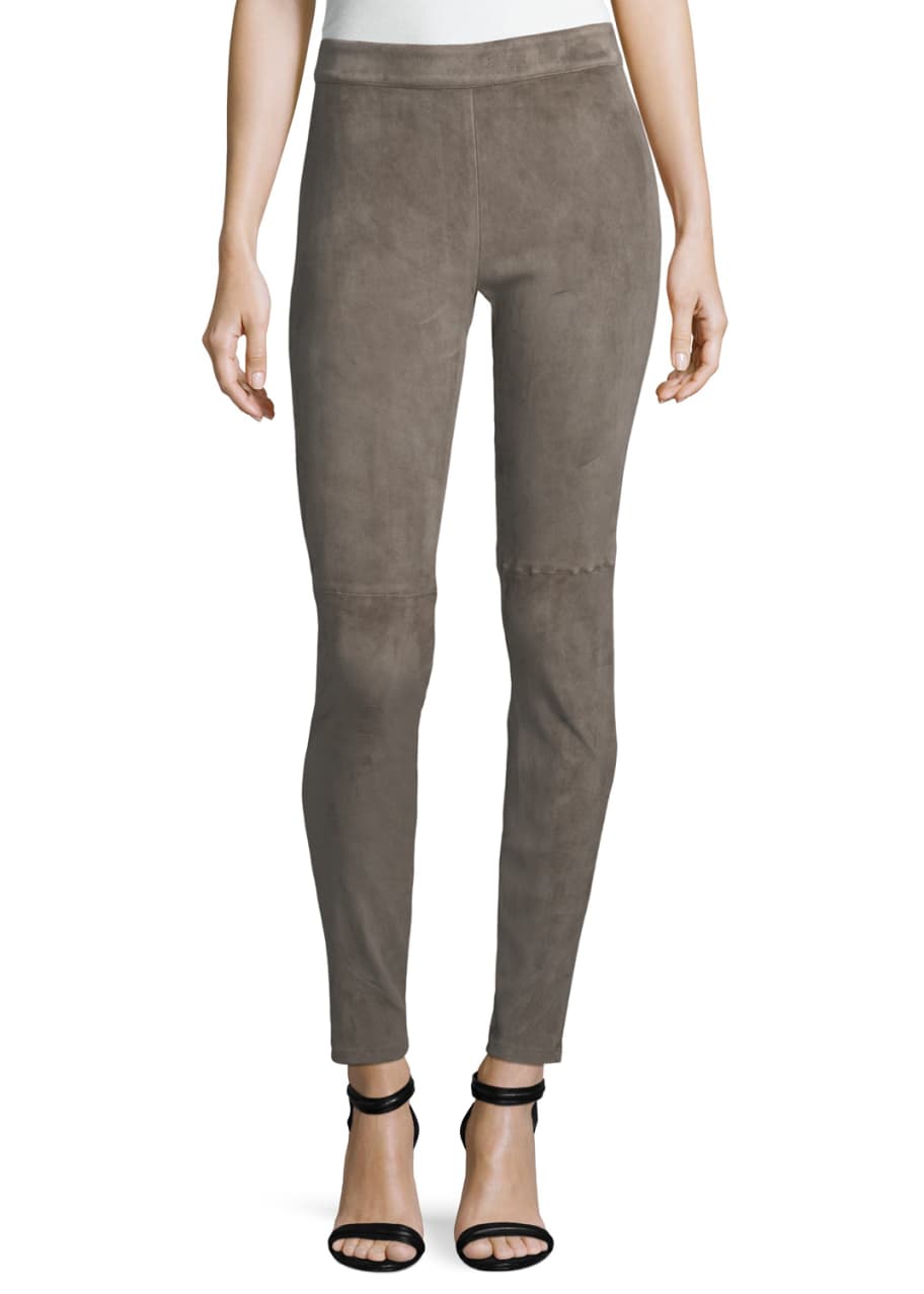 Elie tahari roxanna suede leggings new arrivals