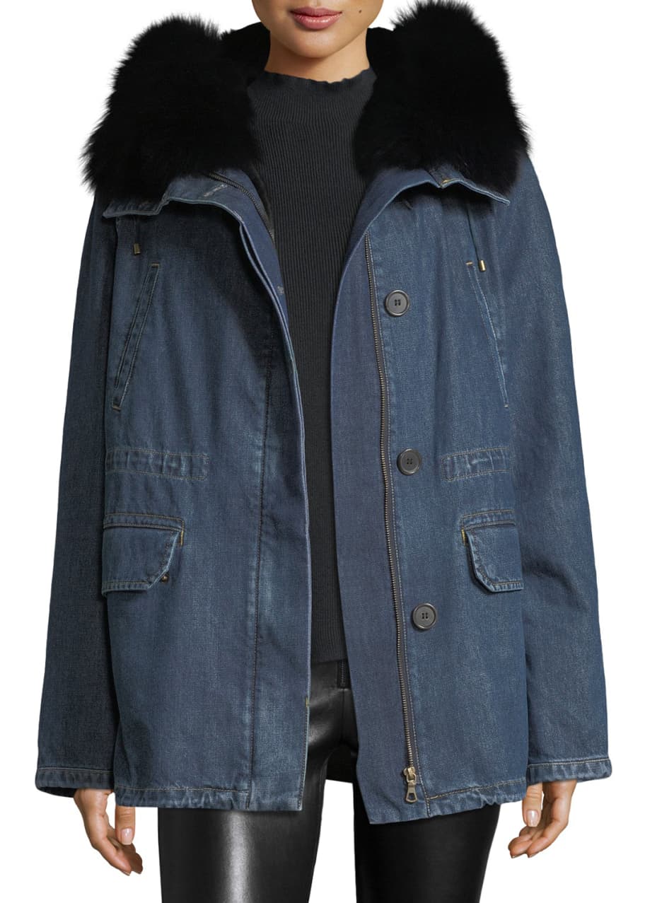 Yves Salomon - Cotton Parka Coat - Goodman