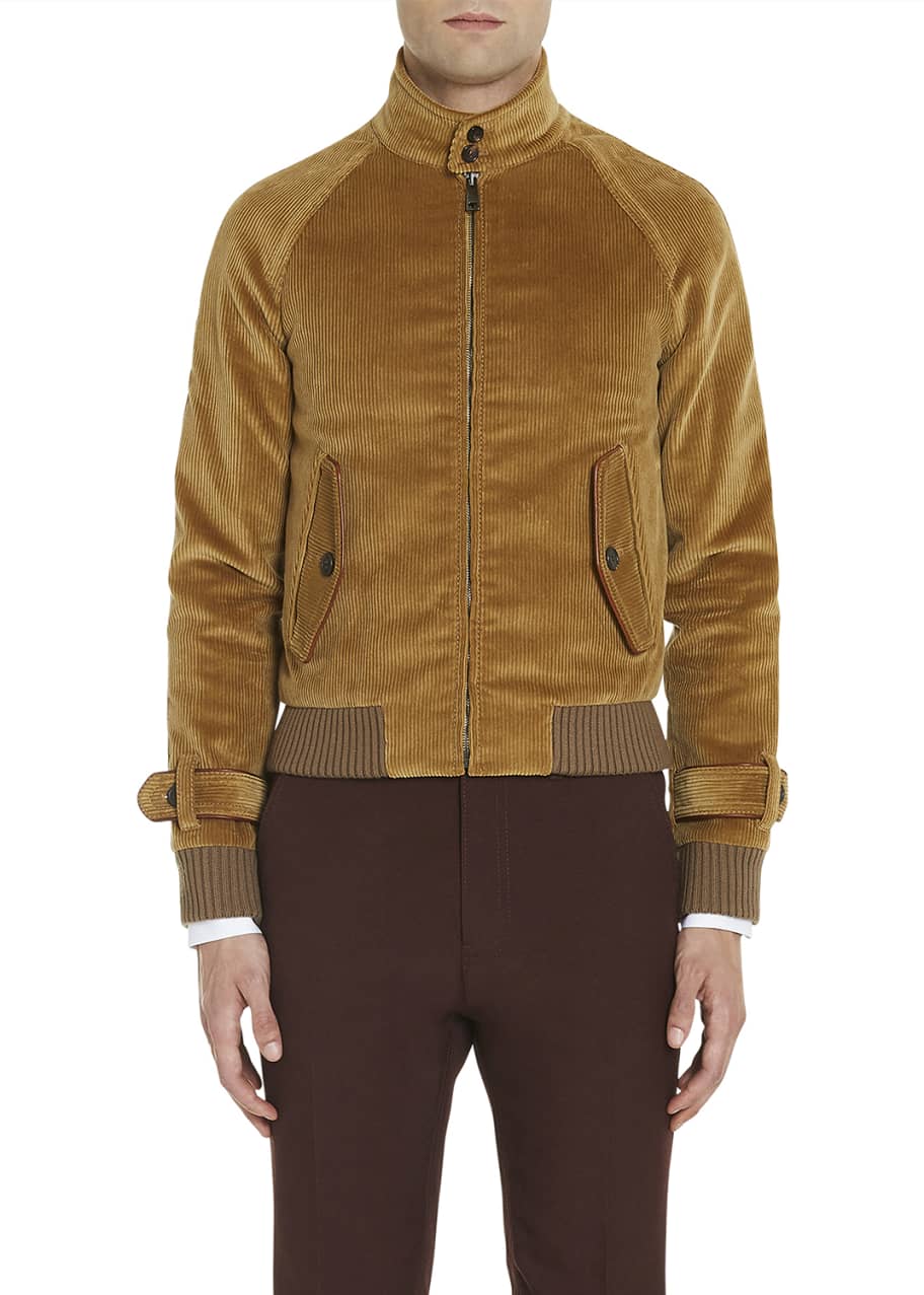 Prada Corduroy Zip-Front Jacket - Bergdorf Goodman