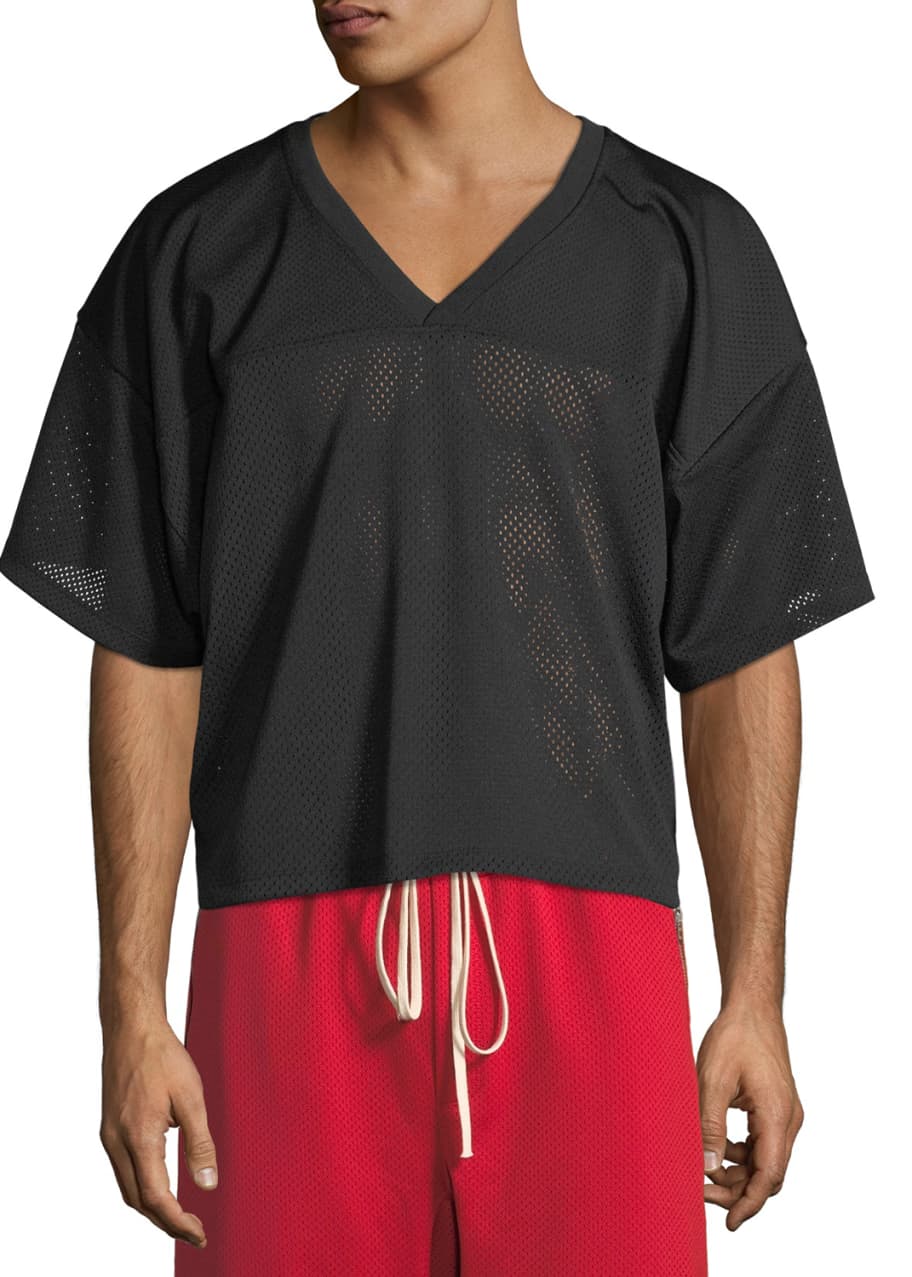 Fear of God Men's Mesh Logo Football Jersey - Bergdorf Goodman