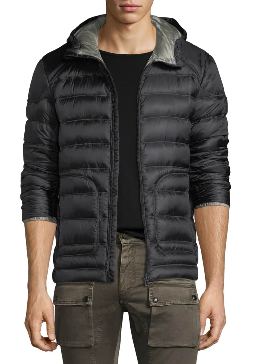 Belstaff hooded down jacket hot sale