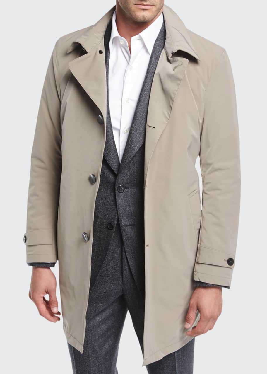 Armani Collezioni Belted Trench Coat Bergdorf Goodman