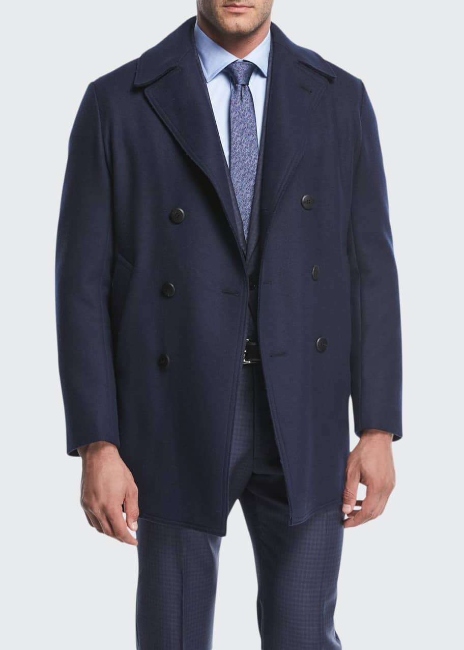 Armani peacoat clearance