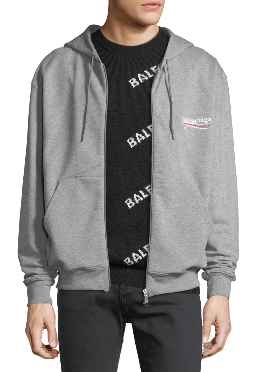 Balenciaga campaign logo hoodie 2025