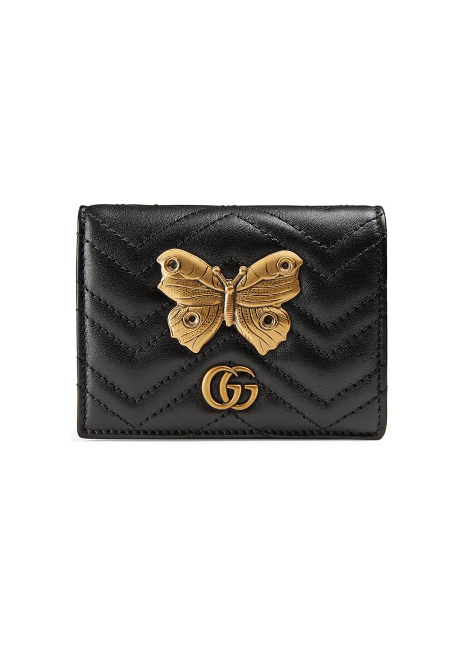Gucci card case marmont best sale