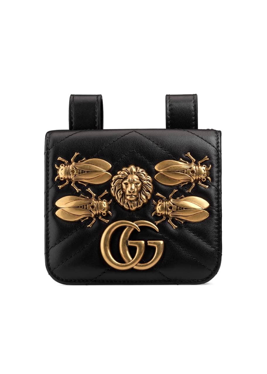 Gucci GG Marmont  Bug Belt Bag - Bergdorf Goodman