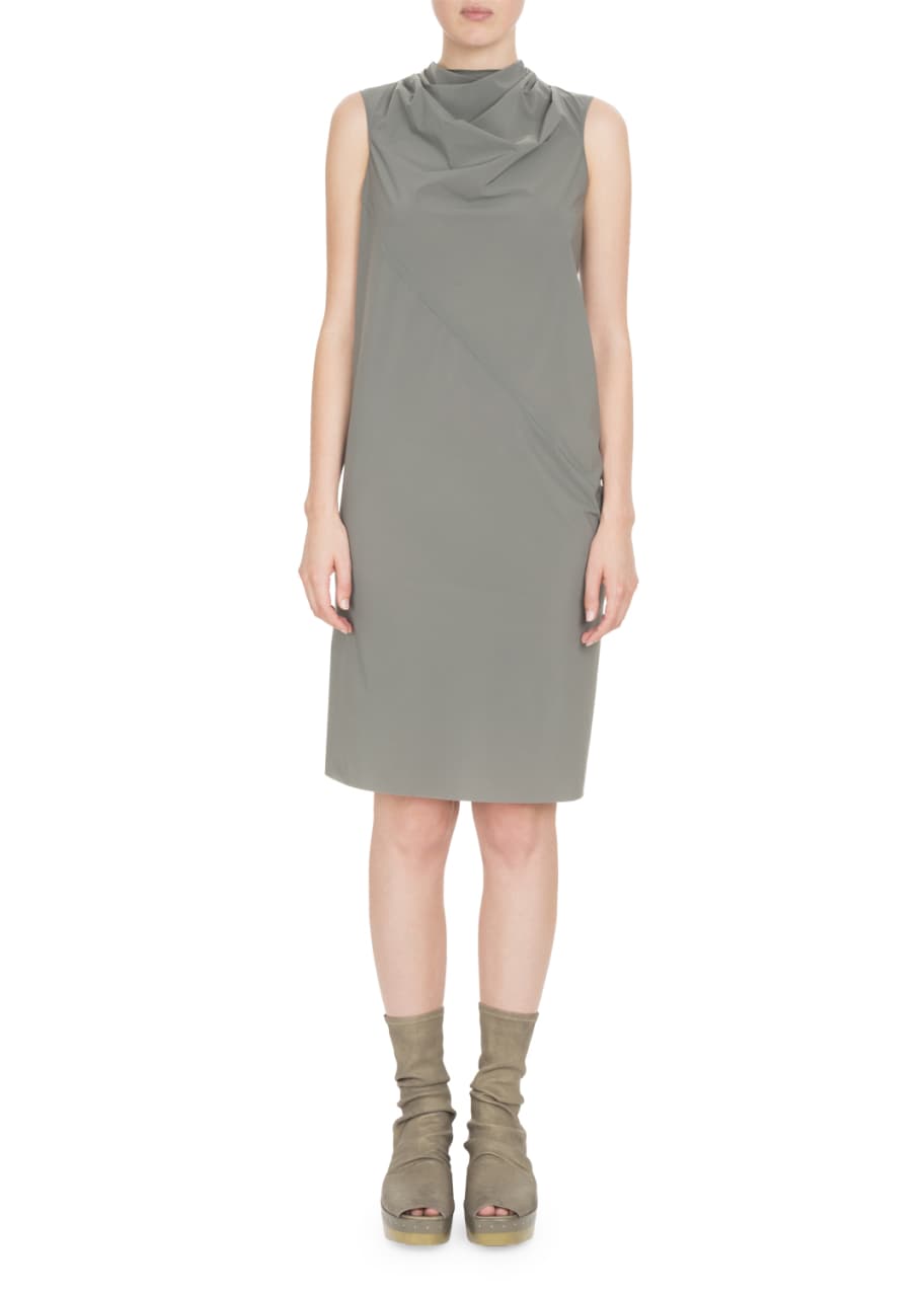 Image 1 of 1: Bonnie Draped Knee-Length Dress