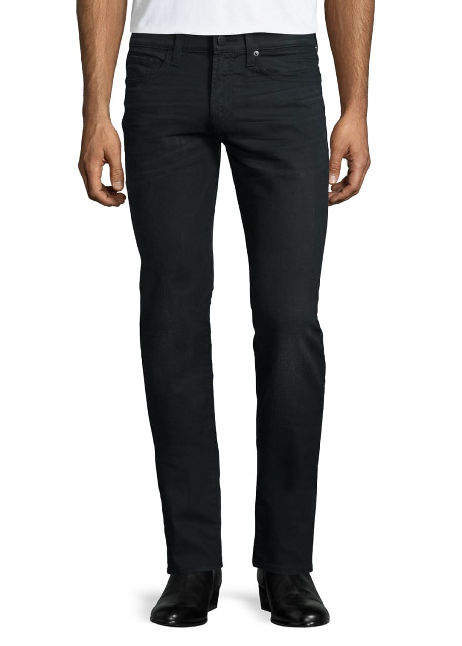 J Brand Tyler Wolf Slim-Fit Jeans, Black - Bergdorf Goodman