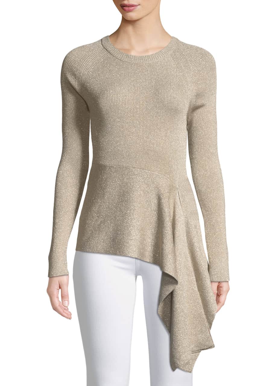 3.1 phillip lim ribbed pullover with waist tie hot sale