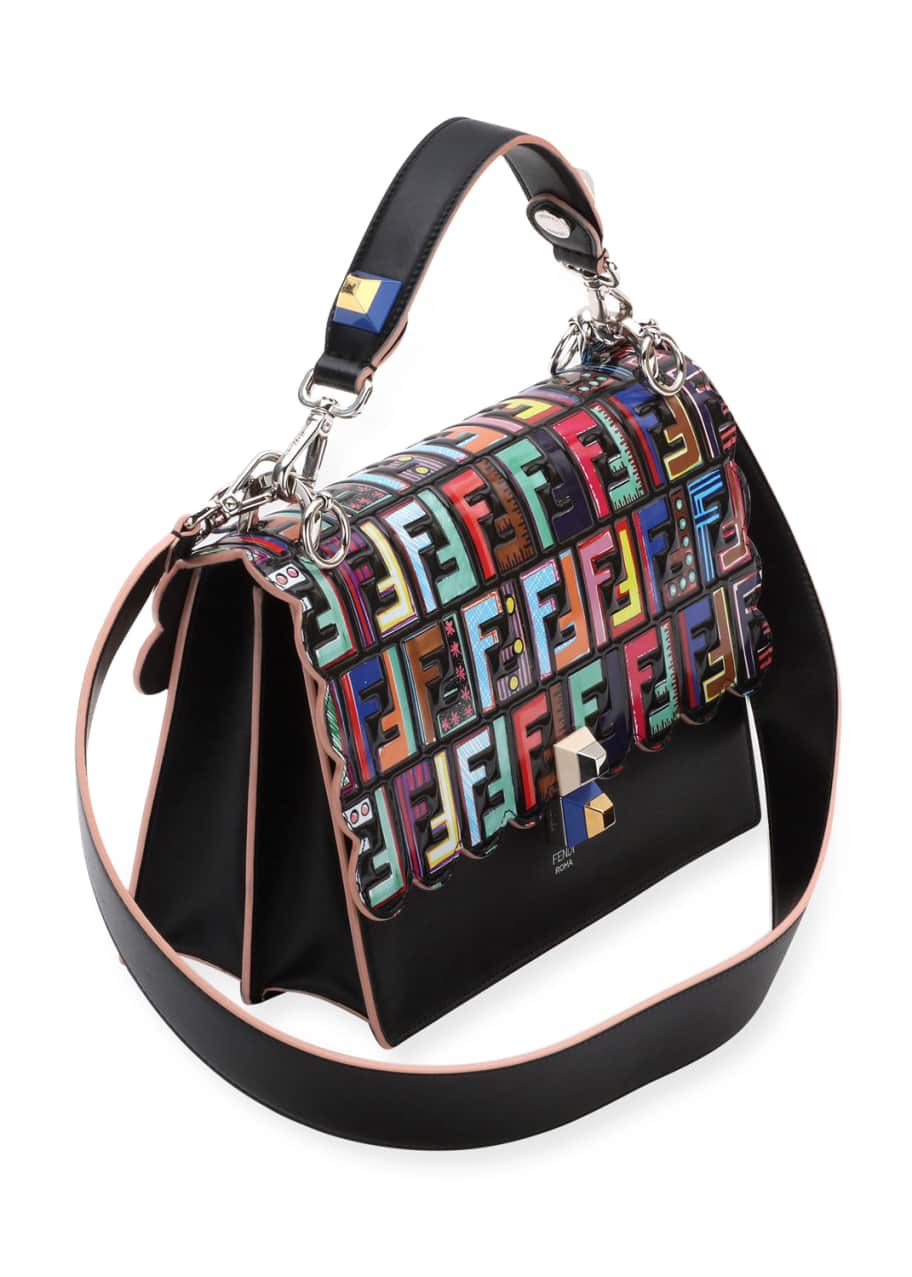 Fendi Fun Fair Kan I Regular FF Shoulder Bag Bergdorf Goodman