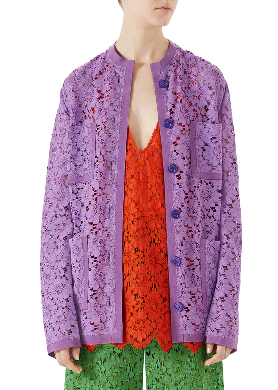 Lilac lace jacket hot sale