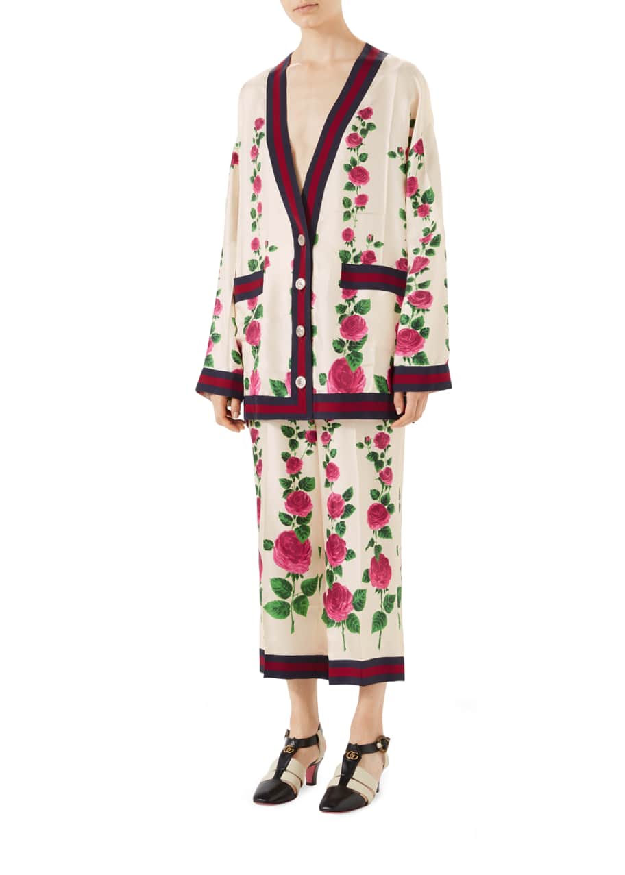 Gucci rose pants deals
