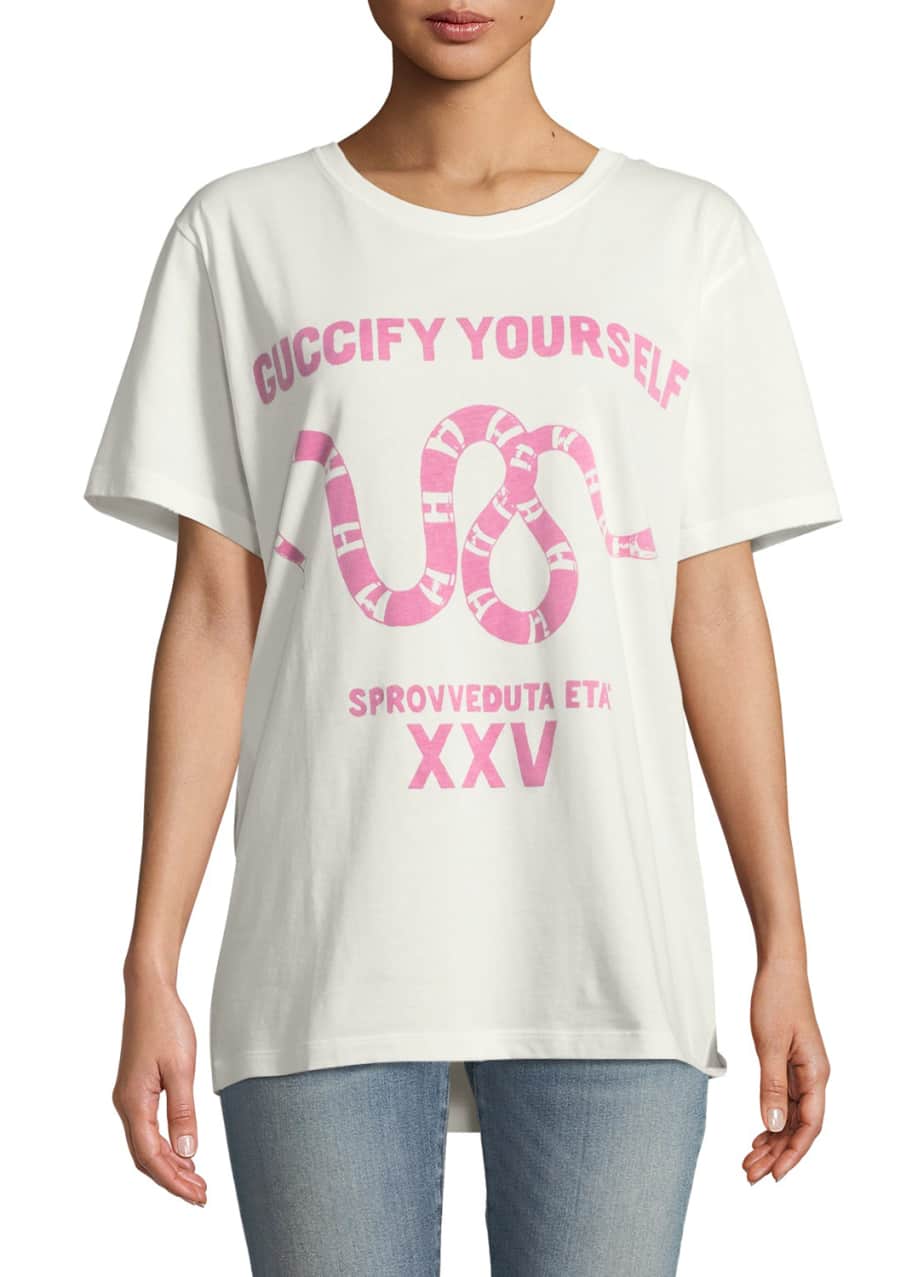 Gucci Guccify Yourself T Shirt Bergdorf Goodman