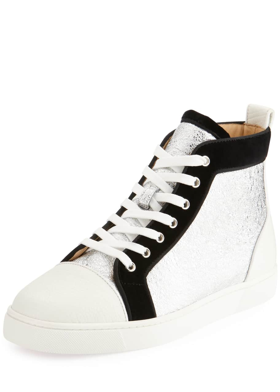 Christian Louboutin Louis Orlato Flat Jumbo High-Top Sneaker - Bergdorf  Goodman