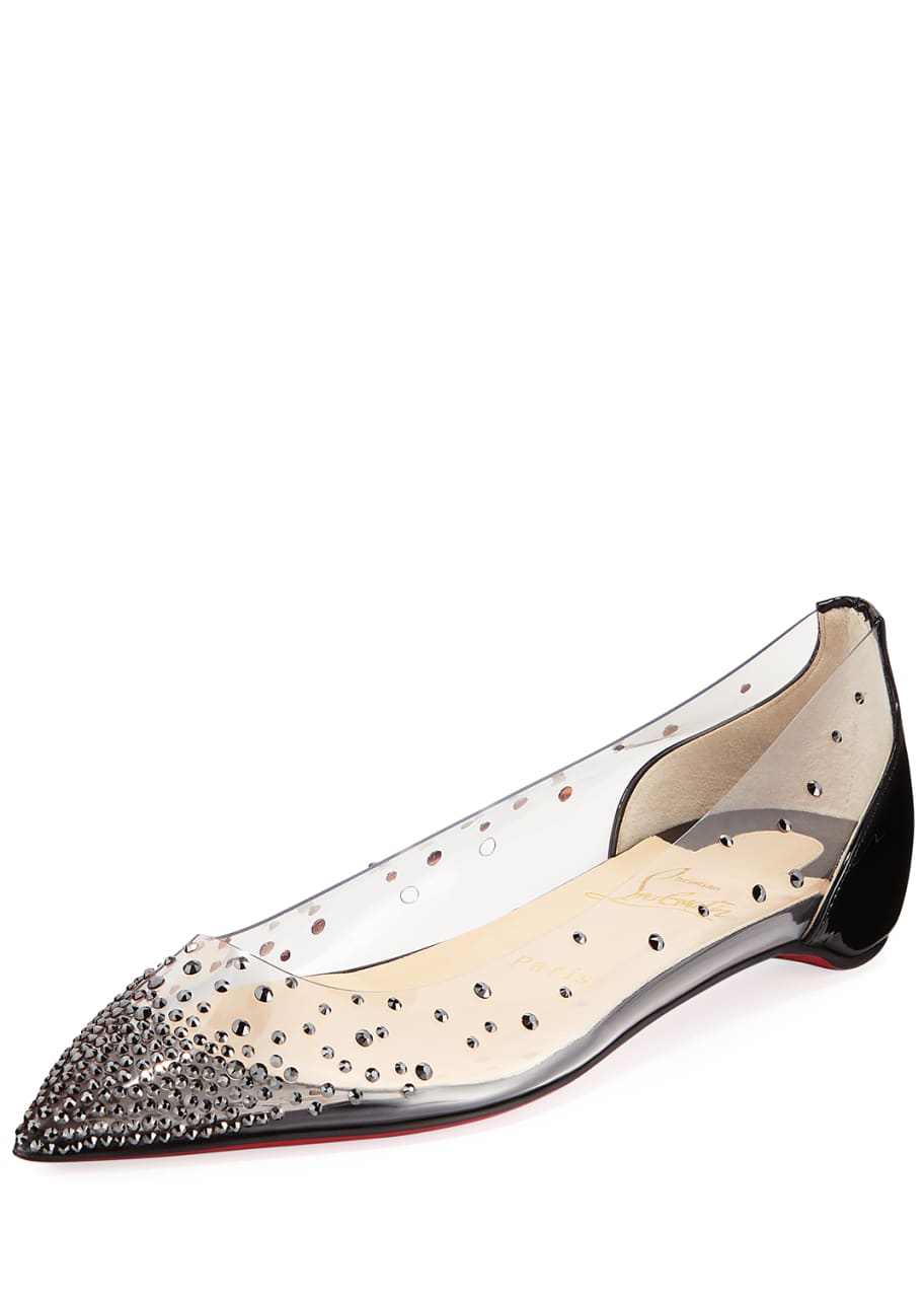 Christian louboutin degrastrass clearance flat
