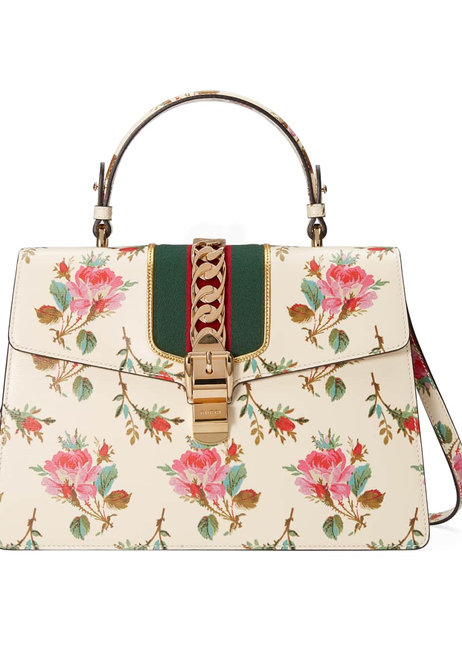 Gucci sylvie medium top handle bag discount