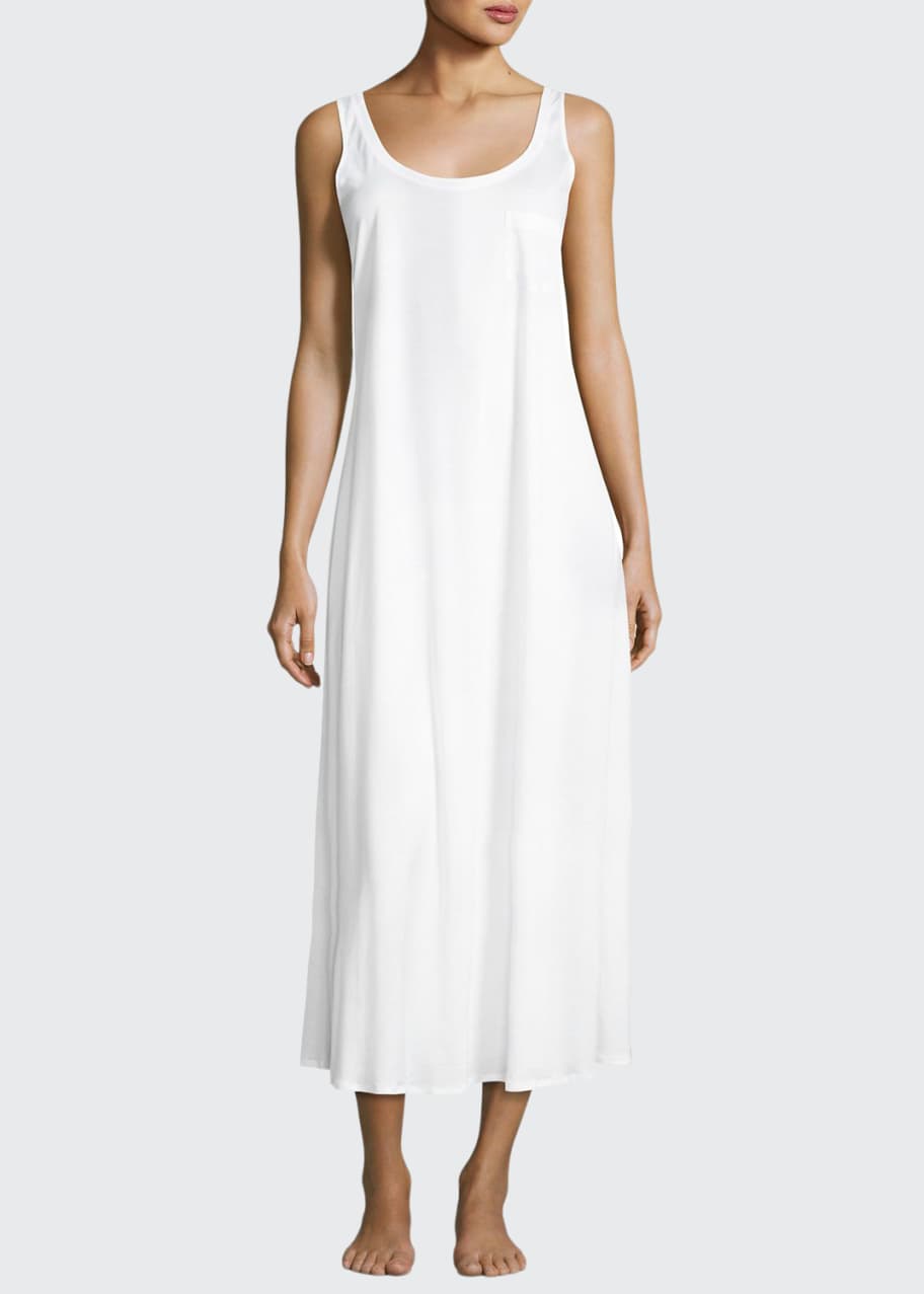 Hanro Long Cotton Tank Nightgown Bergdorf Goodman