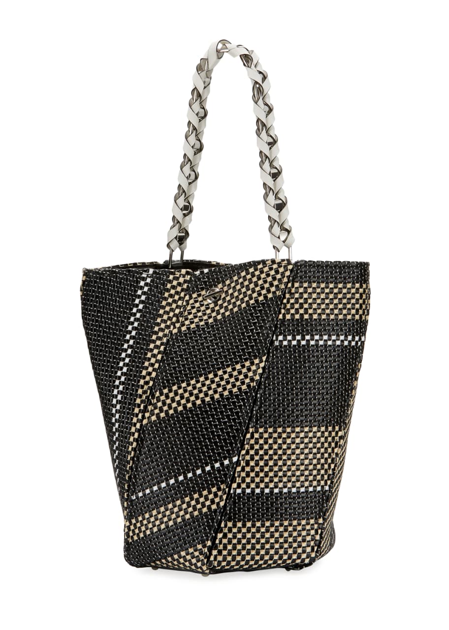 Proenza Schouler Medium Hex Woven Raffia Bucket Bag - Bergdorf Goodman