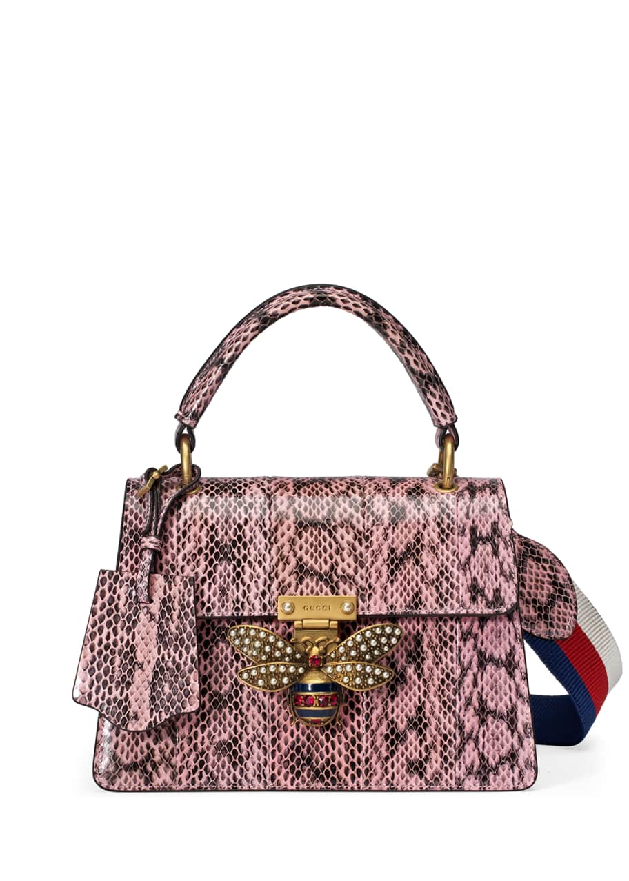 Gucci Queen Margaret Small Snakeskin Top-Handle Bag - Bergdorf Goodman