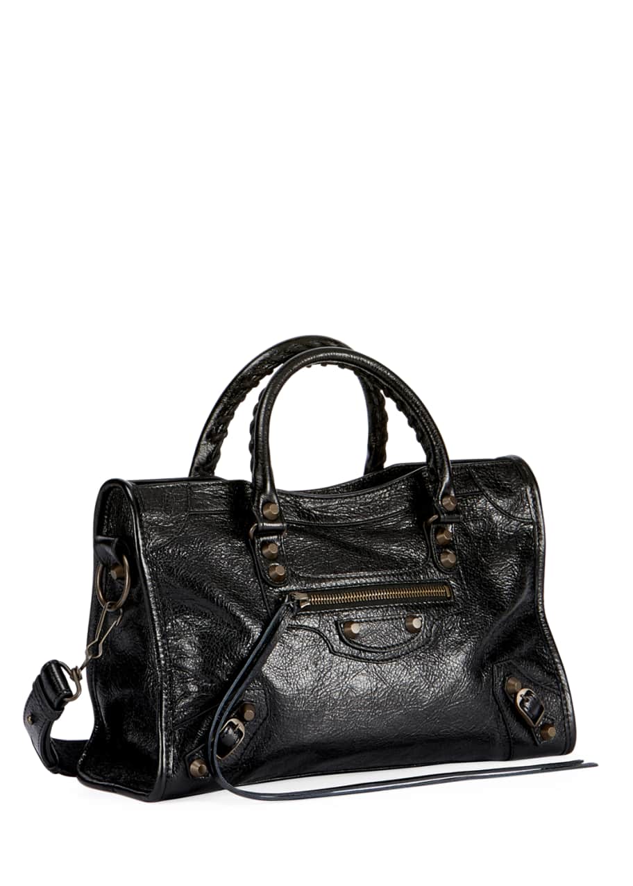 Balenciaga classic city aj store satchel bag with logo strap