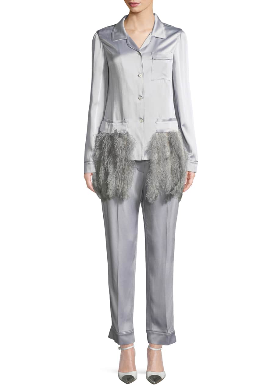 Prada silk pajamas sale