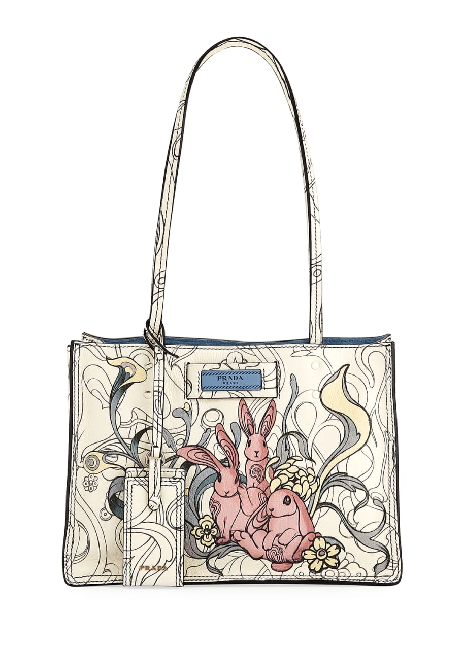 prada rabbit print bag