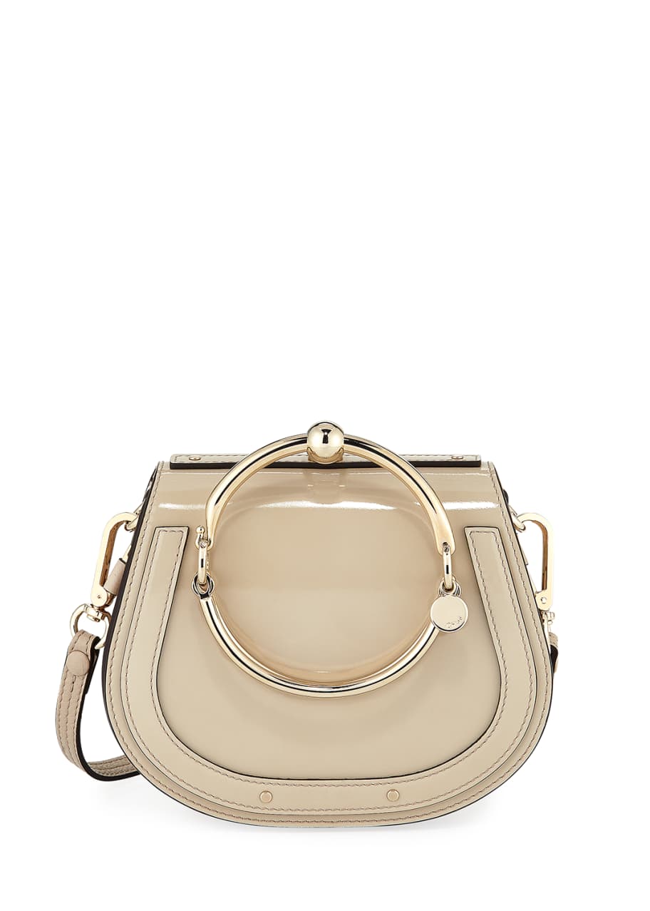 Nile Small Metallic Bracelet Minaudiere Bag