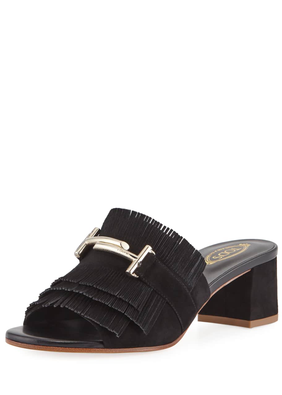 Tod's double t mule cheap
