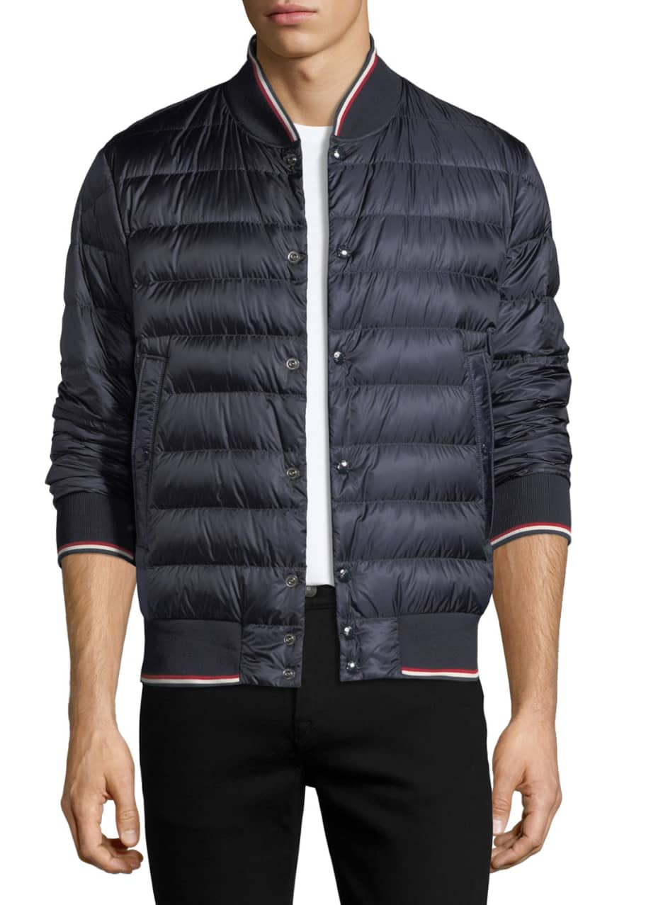 Moncler puffer bomber jacket deals