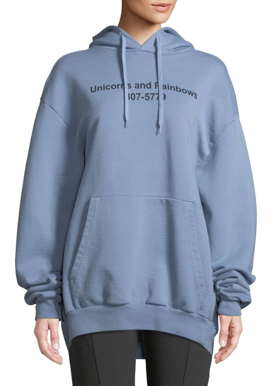 Vetements hoodie unicorn hot sale