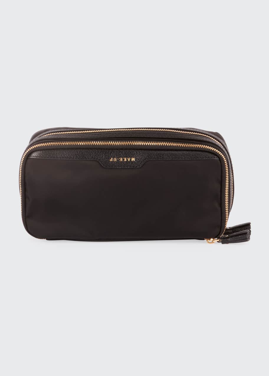 Image 1 of 1: Nylon Zip Travel Cosmetic Bag