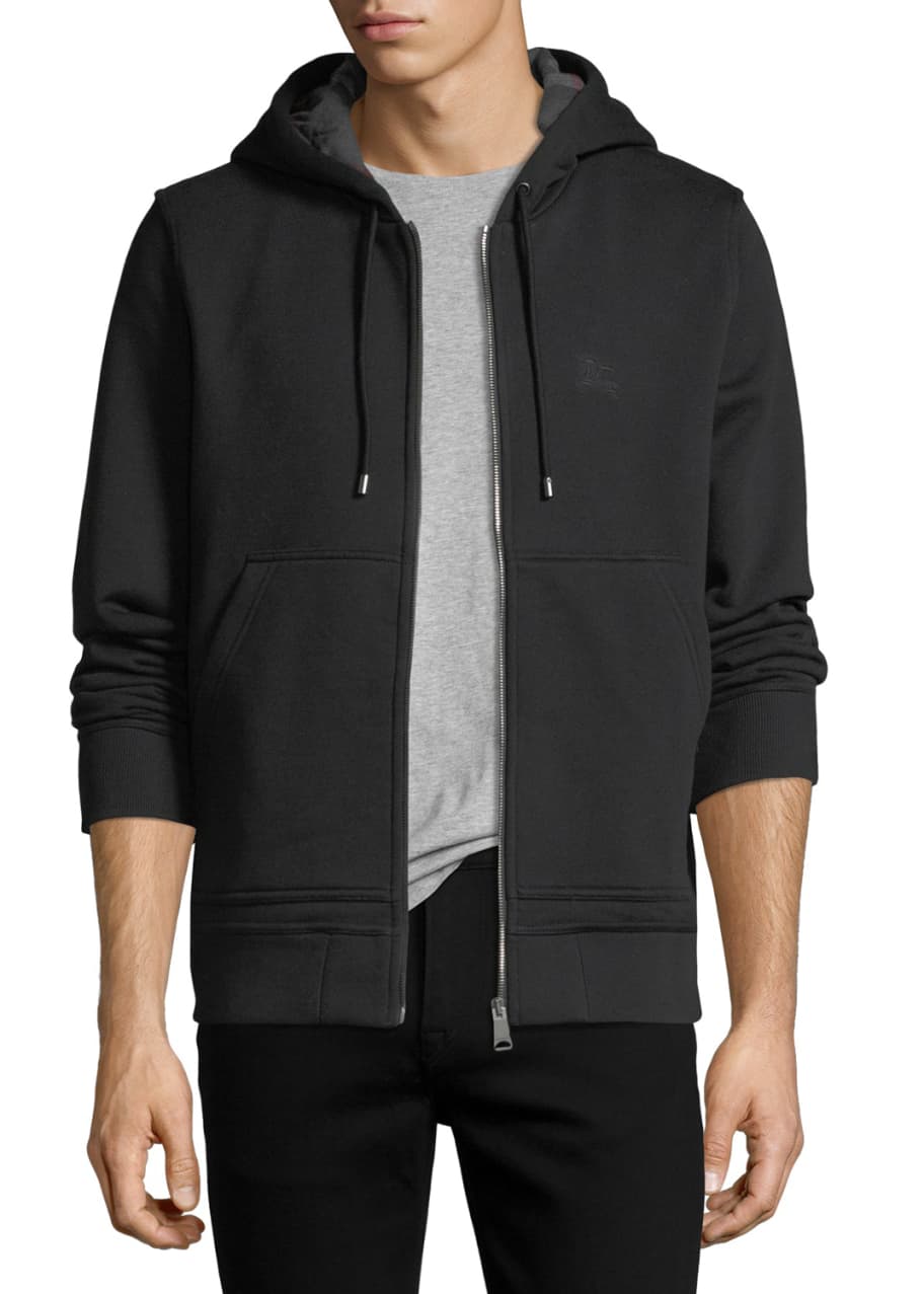Burberry fordson zip hooded sweatshirt clearance