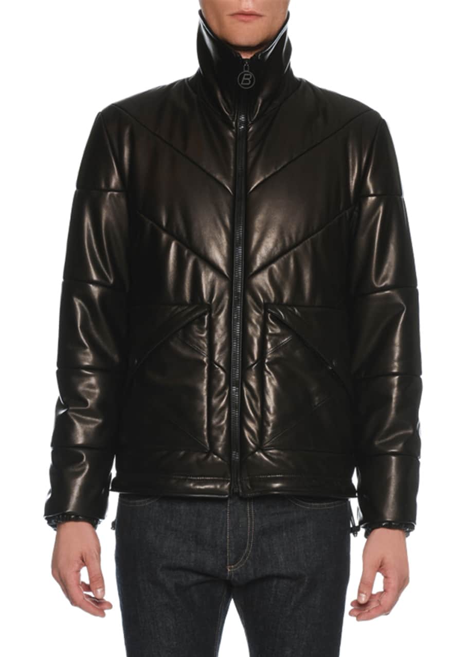 Bally Napa Leather Puffer Jacket - Bergdorf Goodman