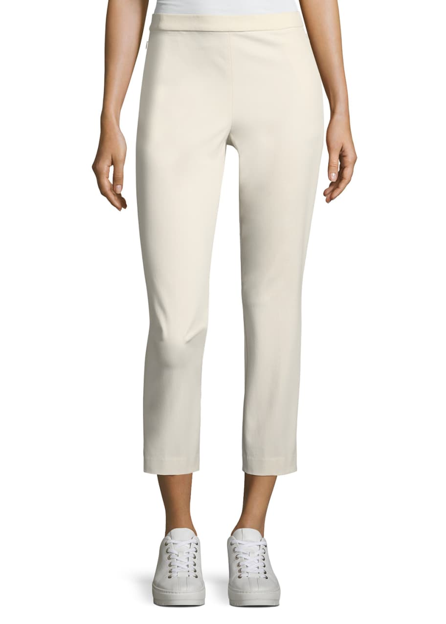 white pull on pants