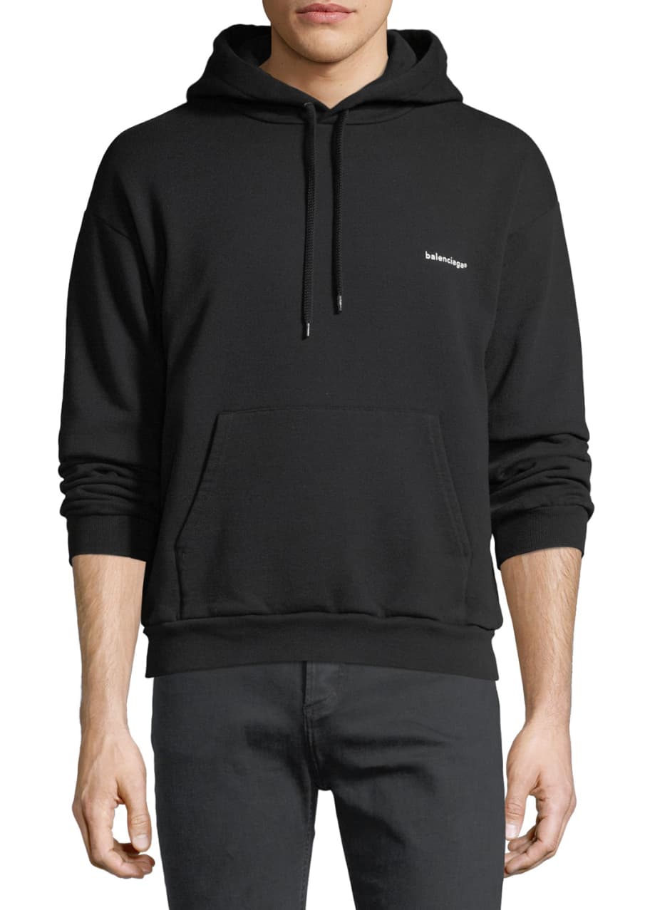 Balenciaga small logo hoodie top