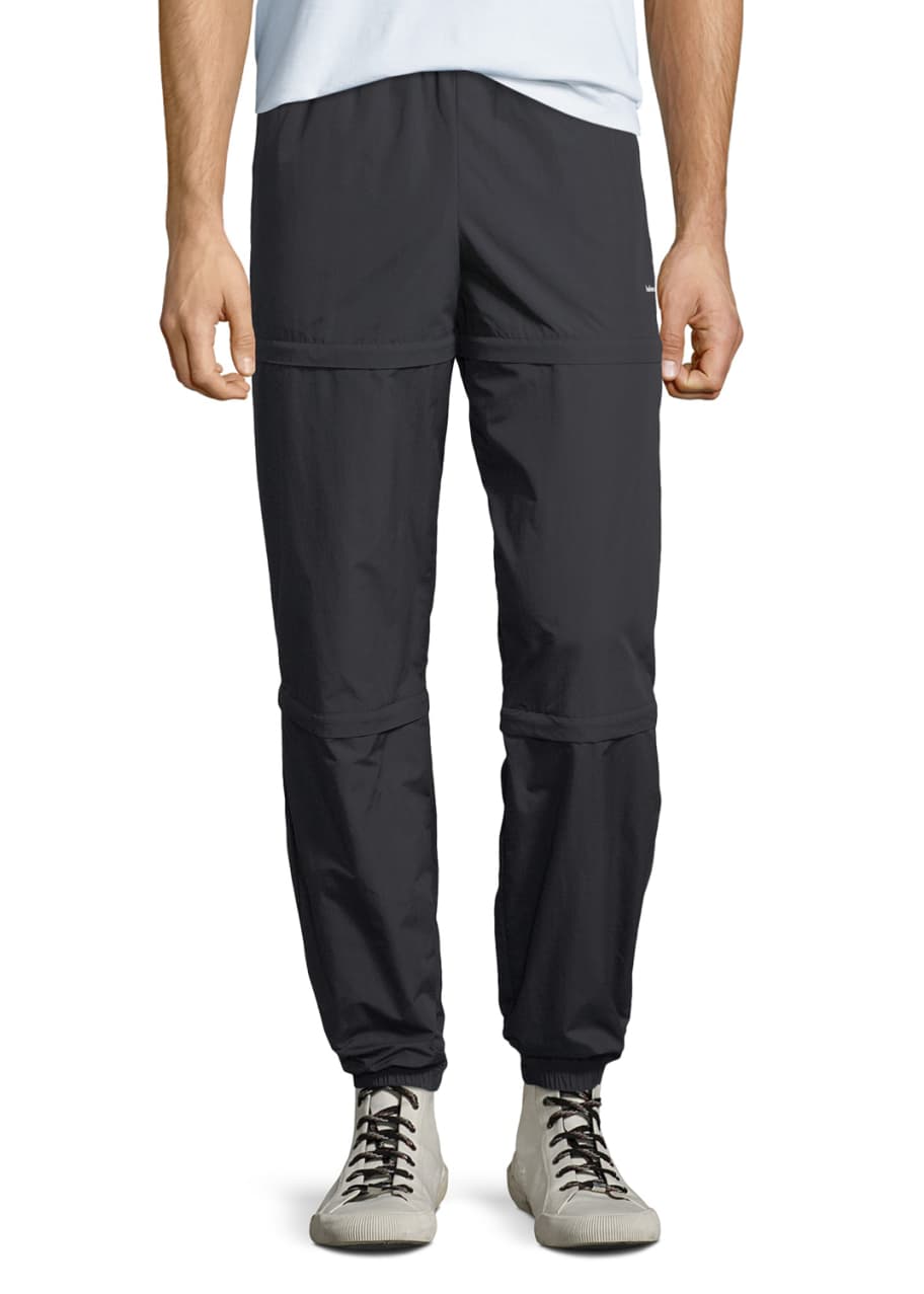 Men's Zip-Panel Convertible Track Pants