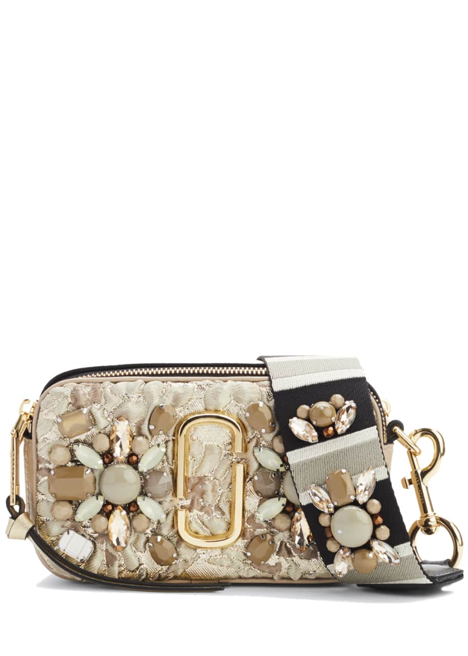 Marc Jacobs Snapshot Beaded Brocade Camera Crossbody Bag