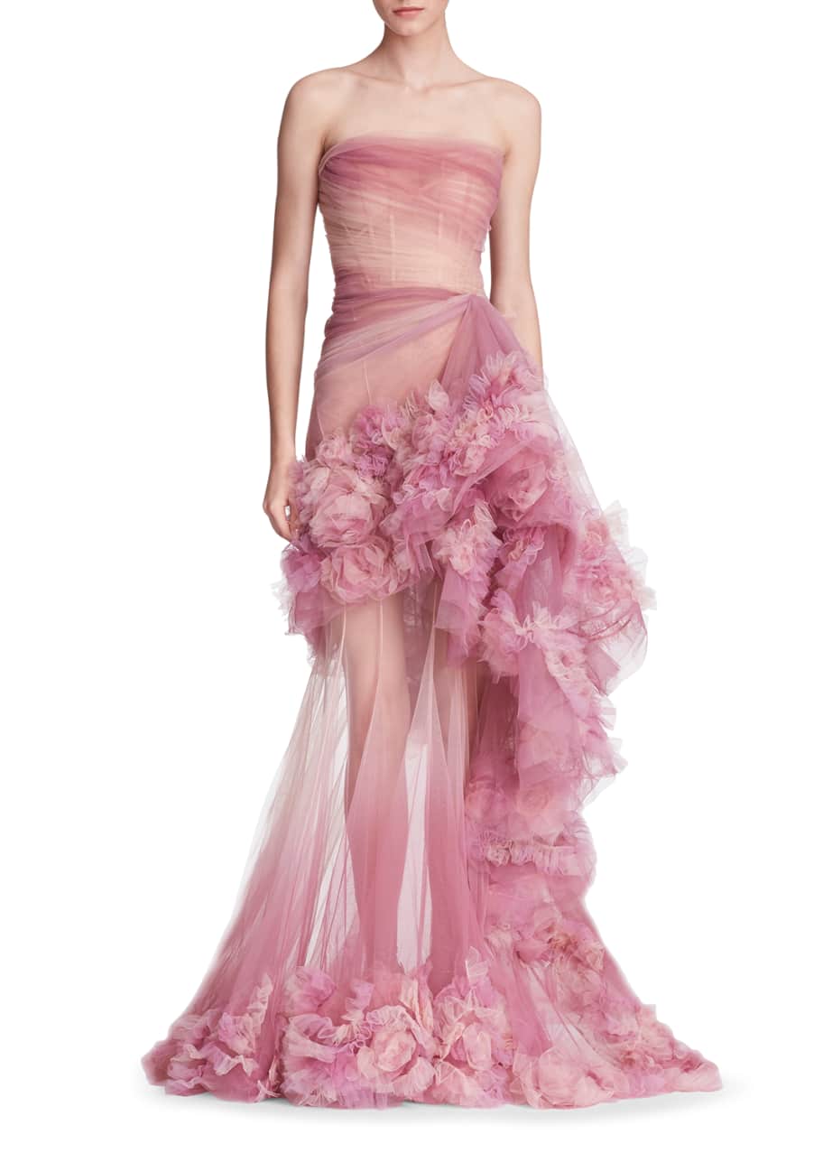 Marchesa tulle gown discount
