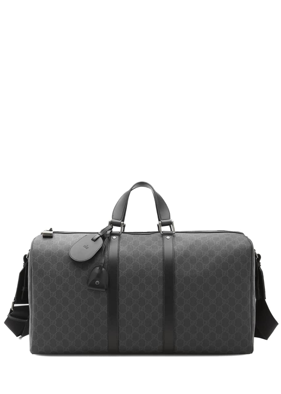 Gucci GG Supreme Canvas Large Carry-On Duffel Bag, Black - Bergdorf Goodman