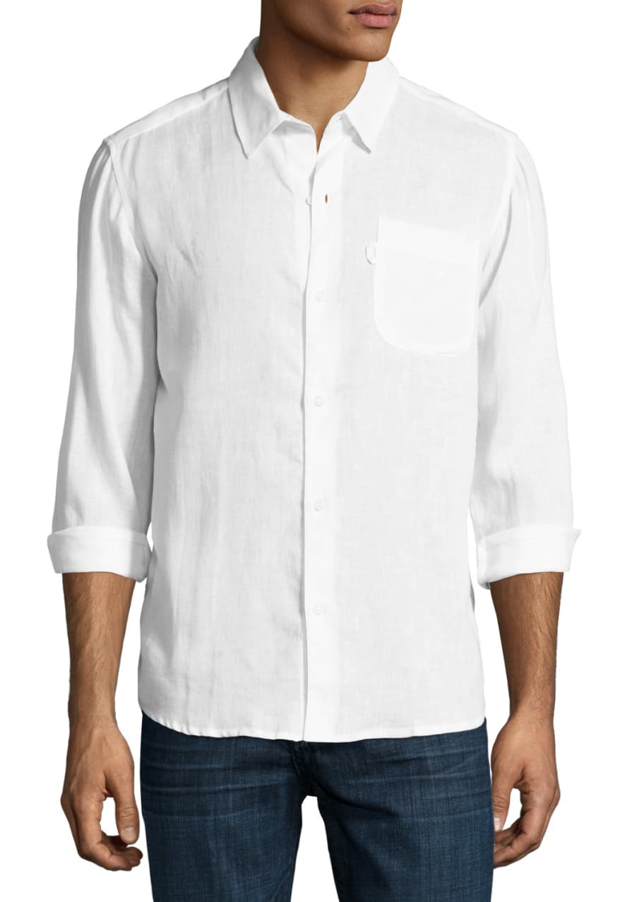 Image 1 of 1: Monaco Linen Sport Shirt