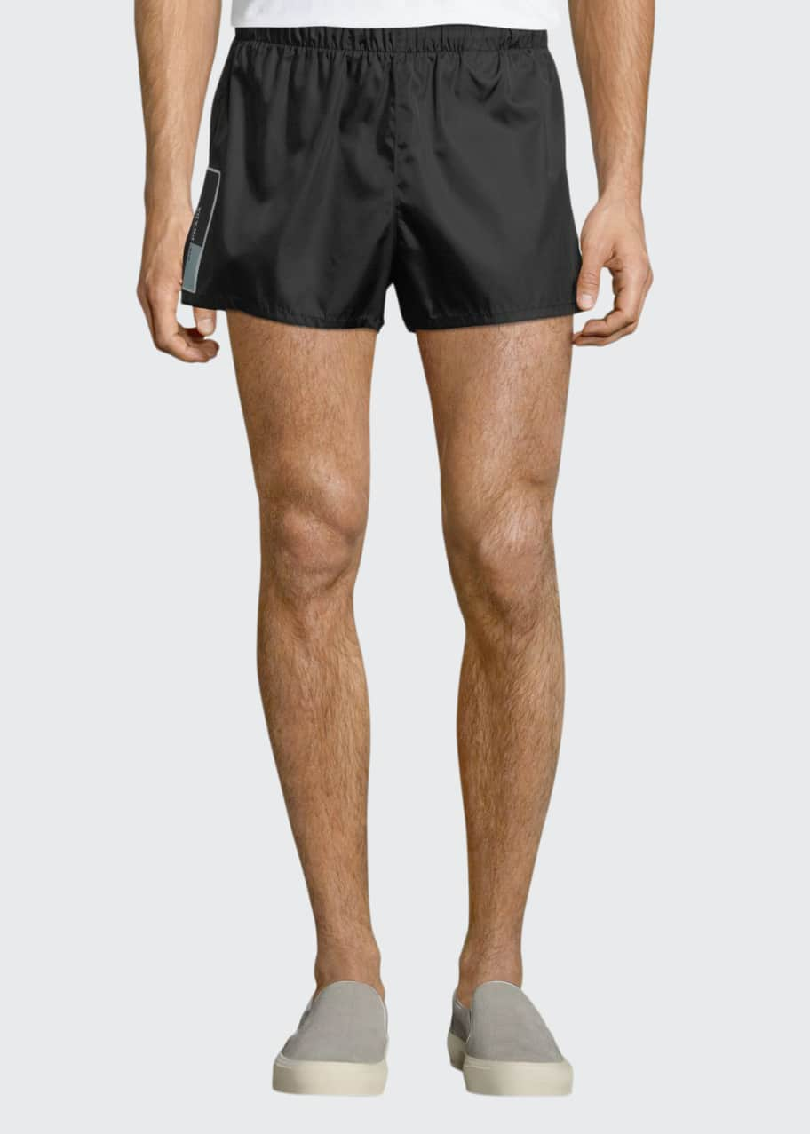 Prada Gabardine Nylon Shorts - Bergdorf Goodman