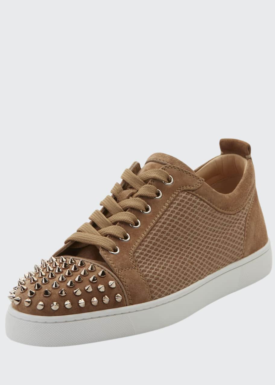Gold spiked louboutins mens on sale