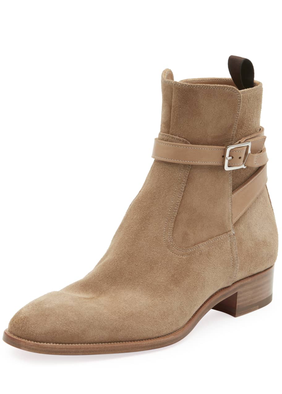 Image 1 of 1: Men's Quico Suede Harness Boot