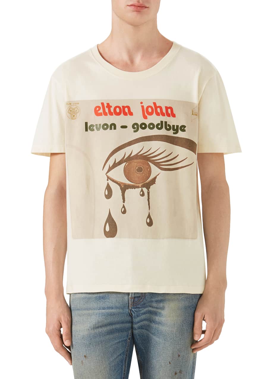 Gucci elton 2025 john shirt