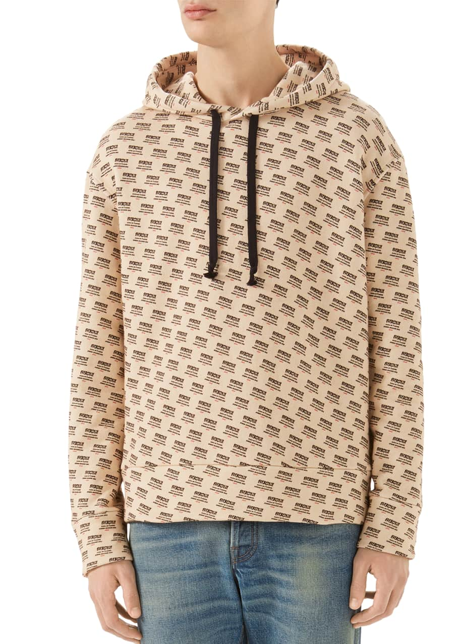 Gucci Guccify Logo-Print Hoodie - Bergdorf Goodman