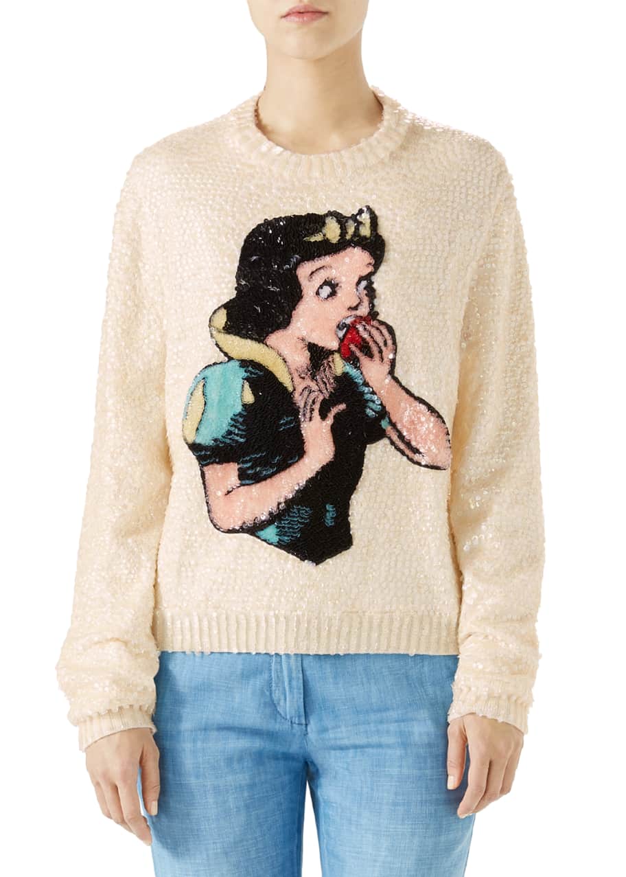 Snow white sweater gucci discount