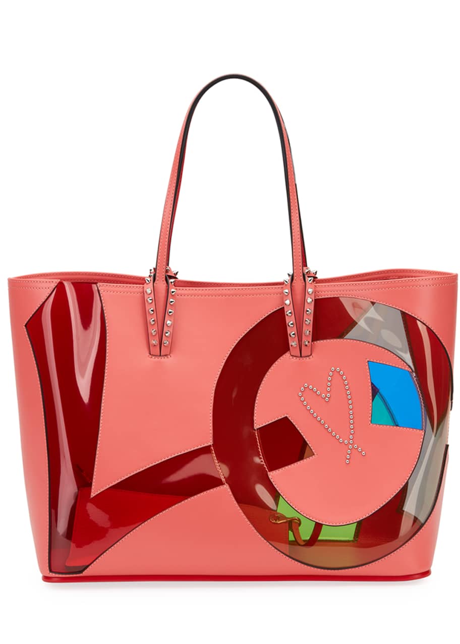 Christian Louboutin Paris Love Cabata Tote Bag